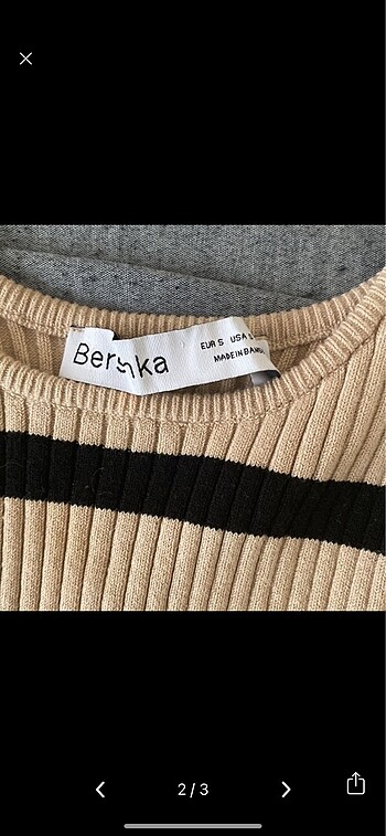 bershka crop kazak - Görsel 2