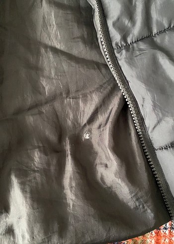 Koyu Gri Kapüşonlu Kadın Mont - Görsel 3