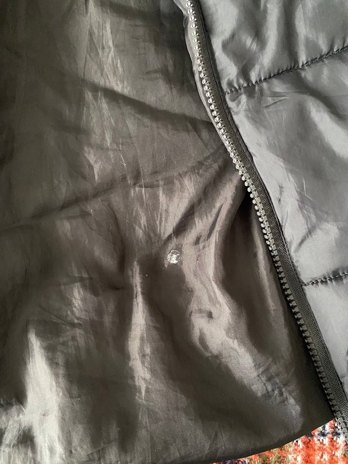 Koyu Gri Kapüşonlu Kadın Mont - Görsel 3