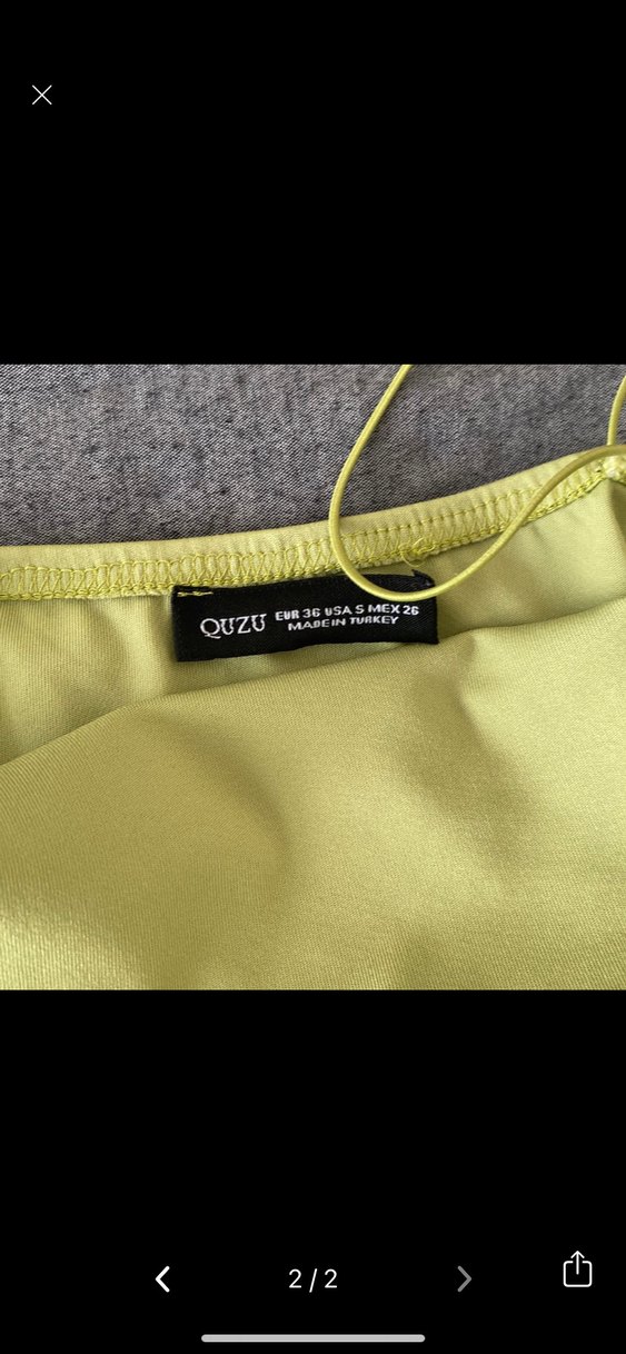 fıstık yeşili body - Görsel 2