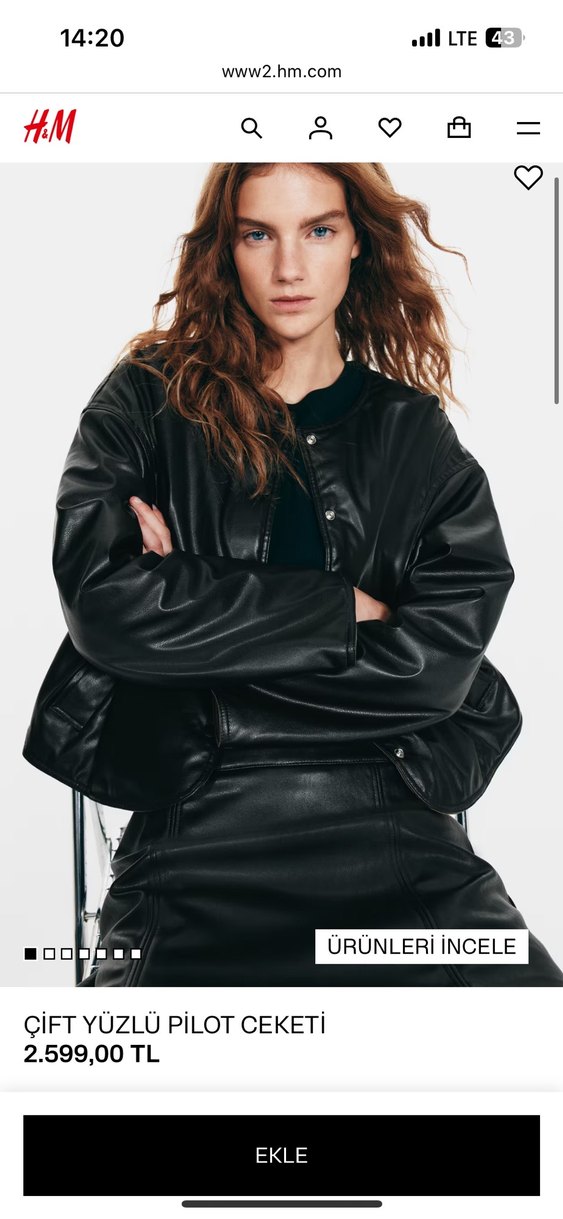 Çift yüzlü pilot ceketi - Görsel 2