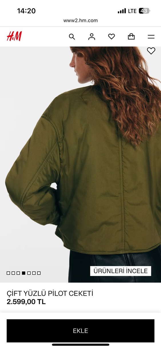 Çift yüzlü pilot ceketi - Görsel 4