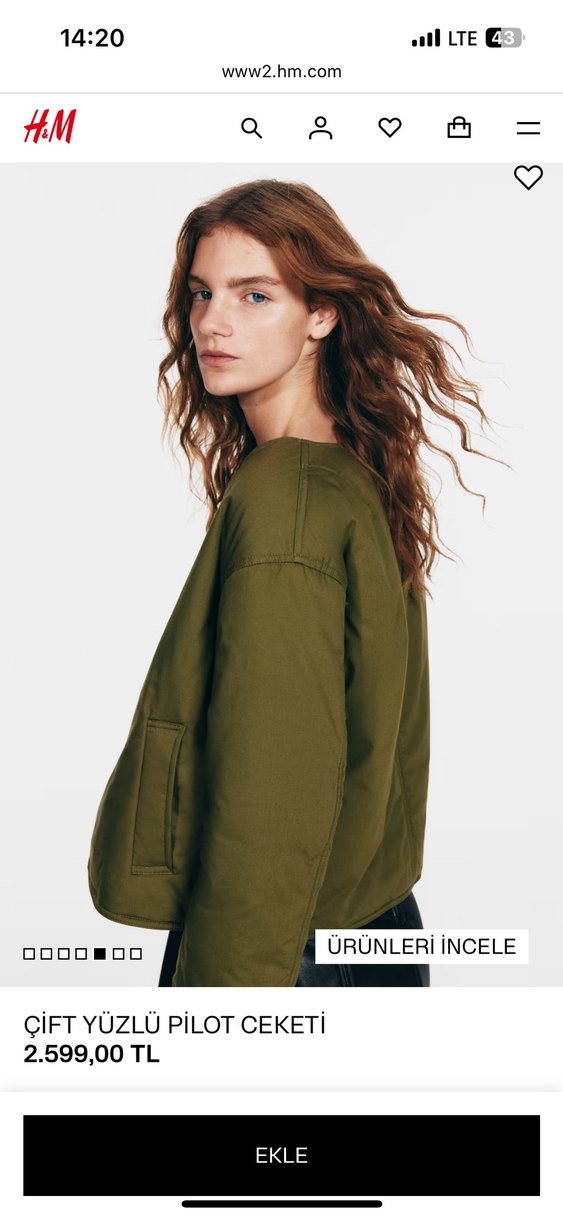 Çift yüzlü pilot ceketi - Görsel 5