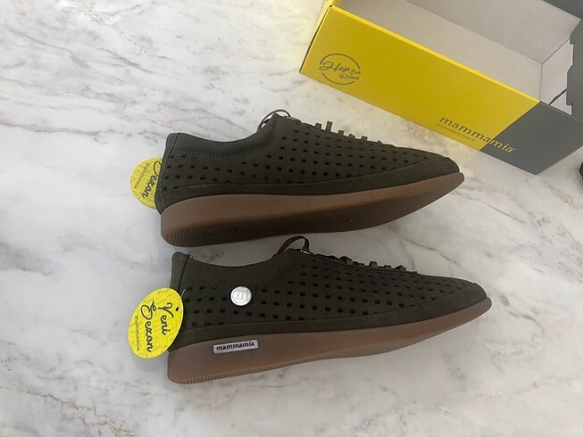39 Beden haki Renk KADIN CASUAL SNEAKERS AYAKKABI