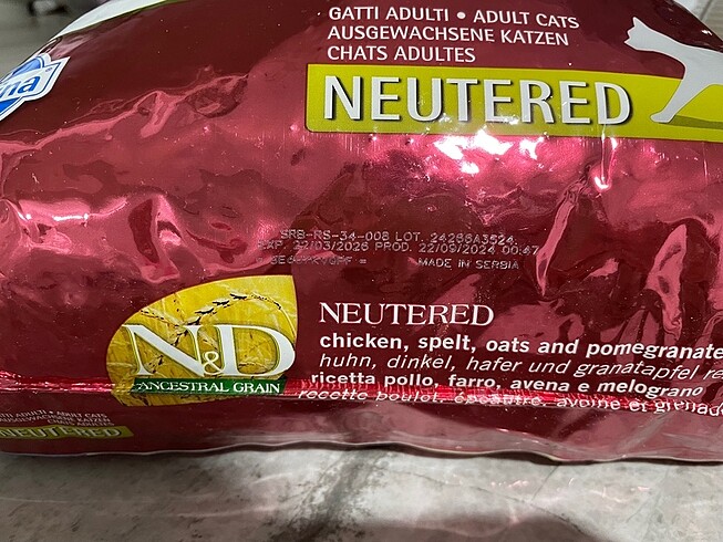 ND KISIRLAŞTIRILMIŞ KEDİ MAMASI - Görsel 2