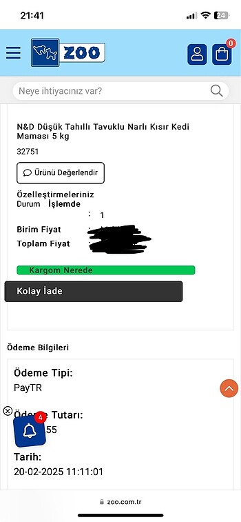 ND KISIRLAŞTIRILMIŞ KEDİ MAMASI - Görsel 5