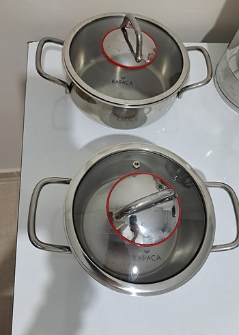 Karaca Gri Çelik Tencere Seti