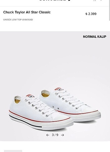 All Star Classic Beyaz Converse Sneakers