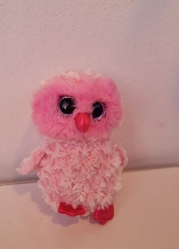 Ty Beanie Boos Pembe Baykuş