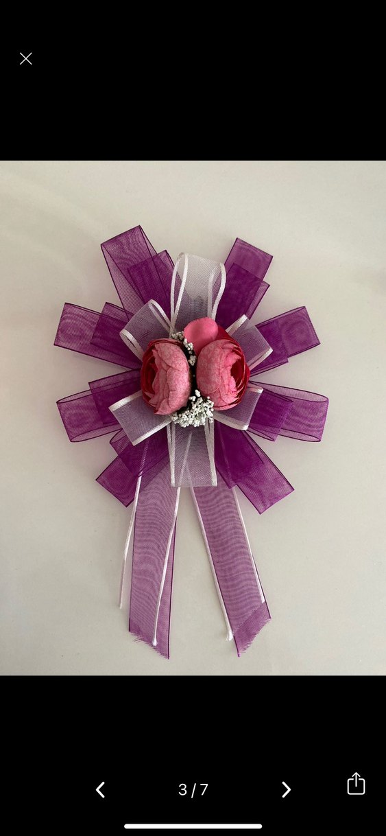 Bohça çiçeği Bohça süsü İğneli - Görsel 2