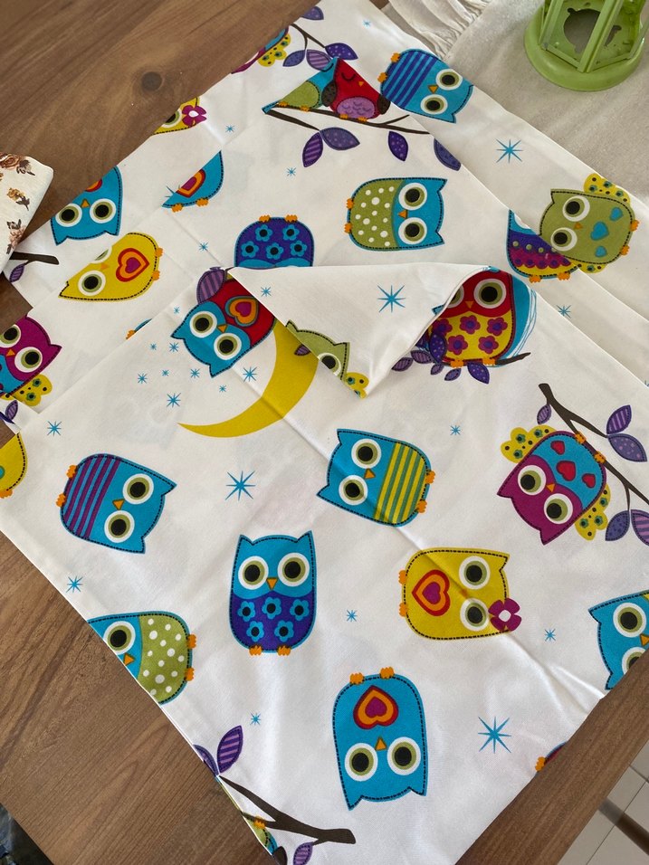 Kırlent kılıfı Baykuş desenli - Görsel 4