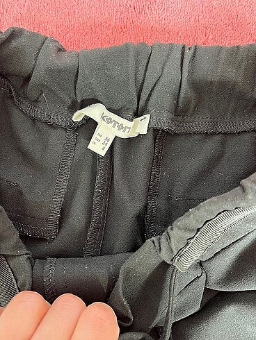 36 Beden siyah Renk Koton kumaş pantolon