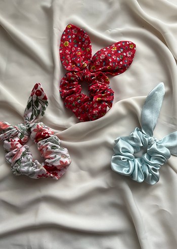 Renkli Elastik Bohem Vintage Saç Tokaları - Görsel 4