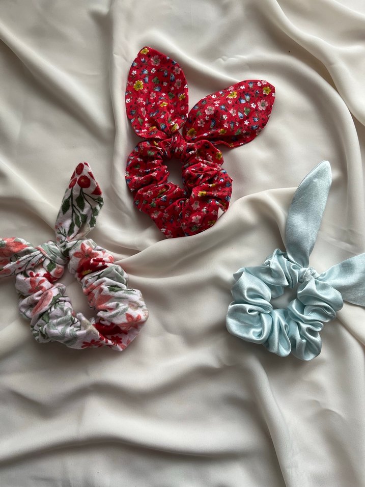 Renkli Elastik Bohem Vintage Saç Tokaları - Görsel 4