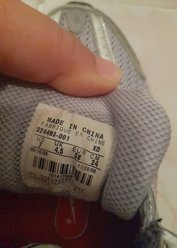38 Beden Nike Gri Spor Ayakkabı Kadın