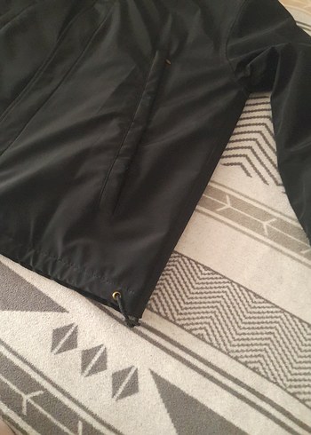 İGS Erkek Siyah Fermuarlı Yüksek Yakalı Mont - Görsel 4