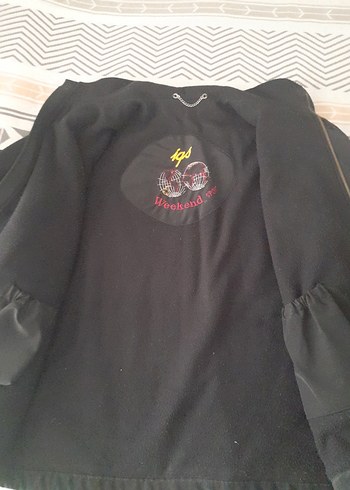 İGS Erkek Siyah Fermuarlı Yüksek Yakalı Mont - Görsel 2