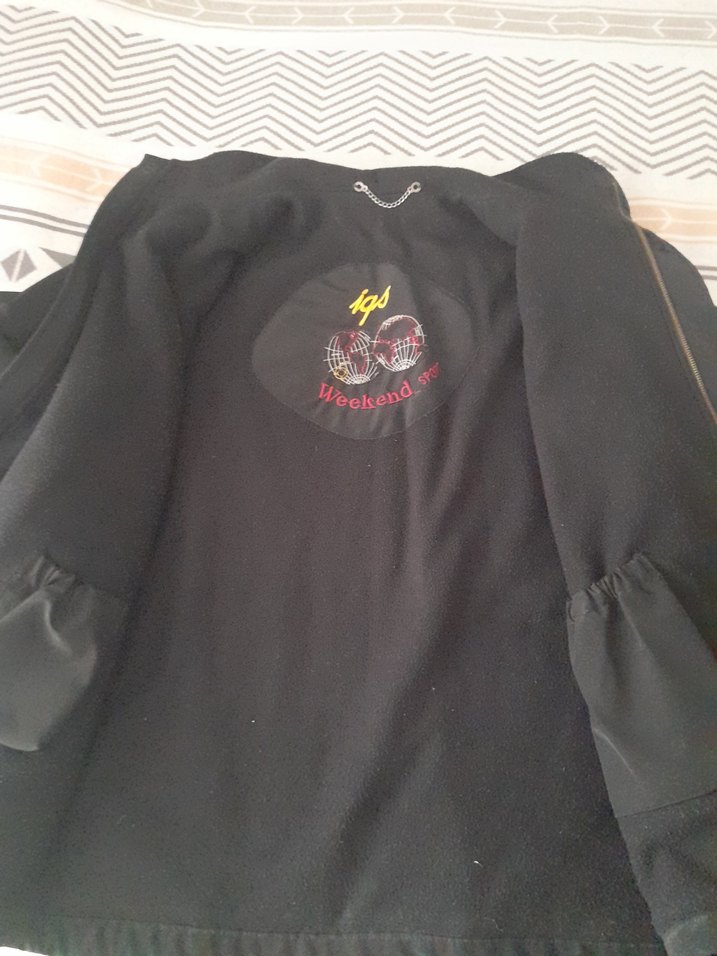 İGS Erkek Siyah Fermuarlı Yüksek Yakalı Mont - Görsel 2