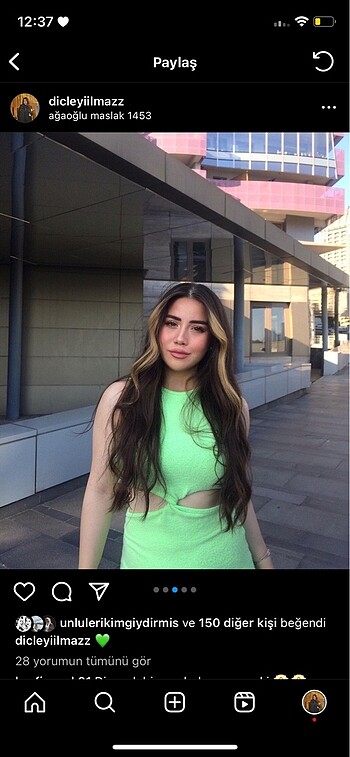 Bershka elbise - Görsel 3