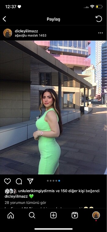 Bershka elbise - Görsel 5