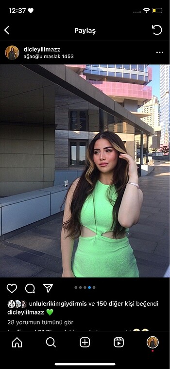 Bershka elbise - Görsel 4