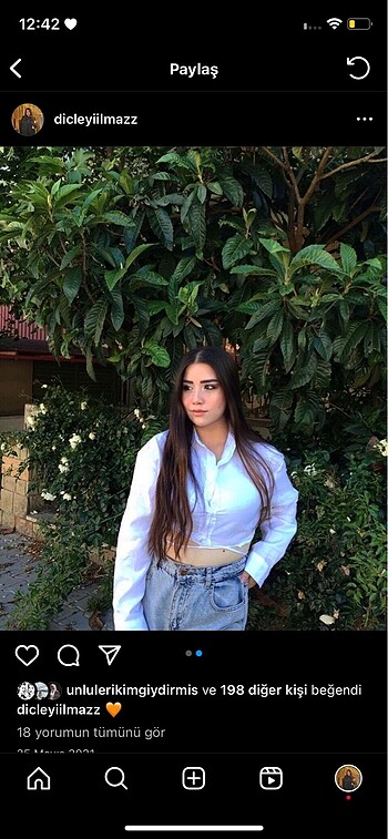 Milla crop gömlek - Görsel 2