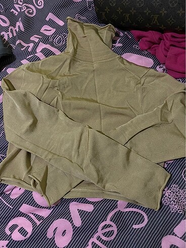 Zara boğazlı crop kazak - Görsel 4