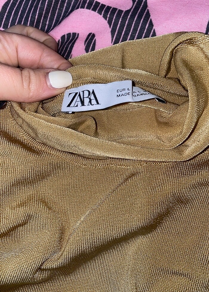 Zara boğazlı crop kazak - Görsel 2