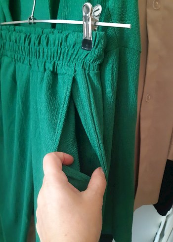s Beden yeşil Renk kimono alt üst takim