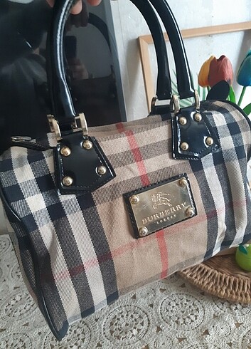 Beden camel Renk Burberry kol çantasi