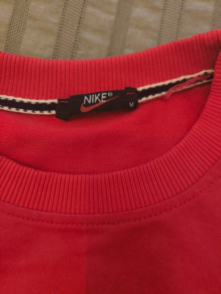 Kırmızı Baskılı Erkek Sweatshirt - Görsel 2