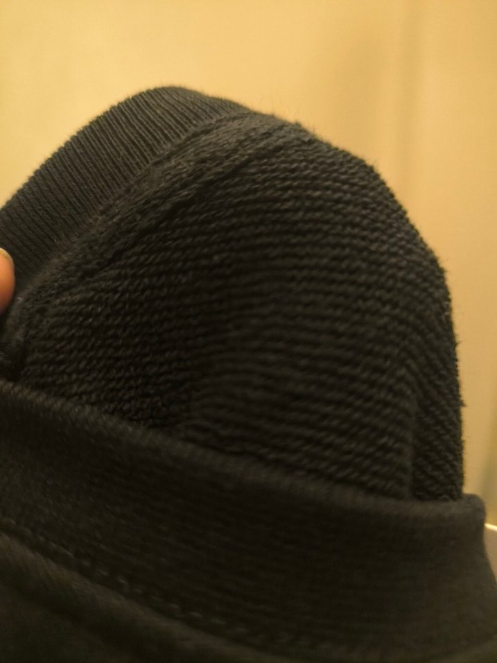 Siyah Deri Baskılı Erkek Sweatshirt - Görsel 5