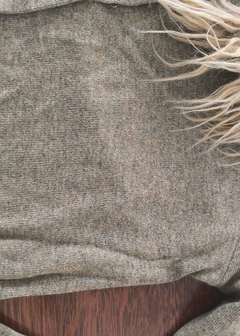 Kürk Detaylı Bohem Uzun Kollu Hırka - Görsel 4