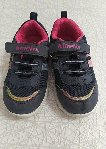 24 Beden pembe Renk Kinetix Kız Çocuk Pembe Cırt Cırtlı Spor Ayakkabı