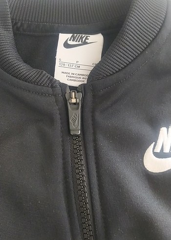 tek beden Beden Erkek kız çocuk Siyah Fermuarlı üst eşofman