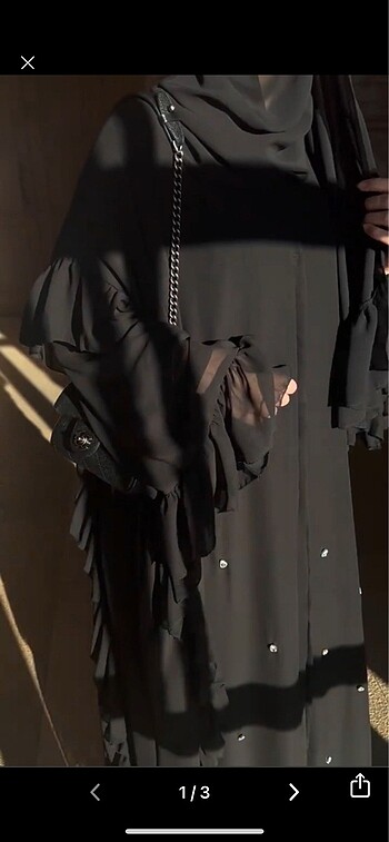 Taşlı abaya