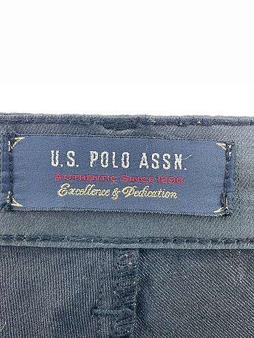 30 Beden siyah Renk U.S Polo Assn. Düz Kesim %70 İndirimli.