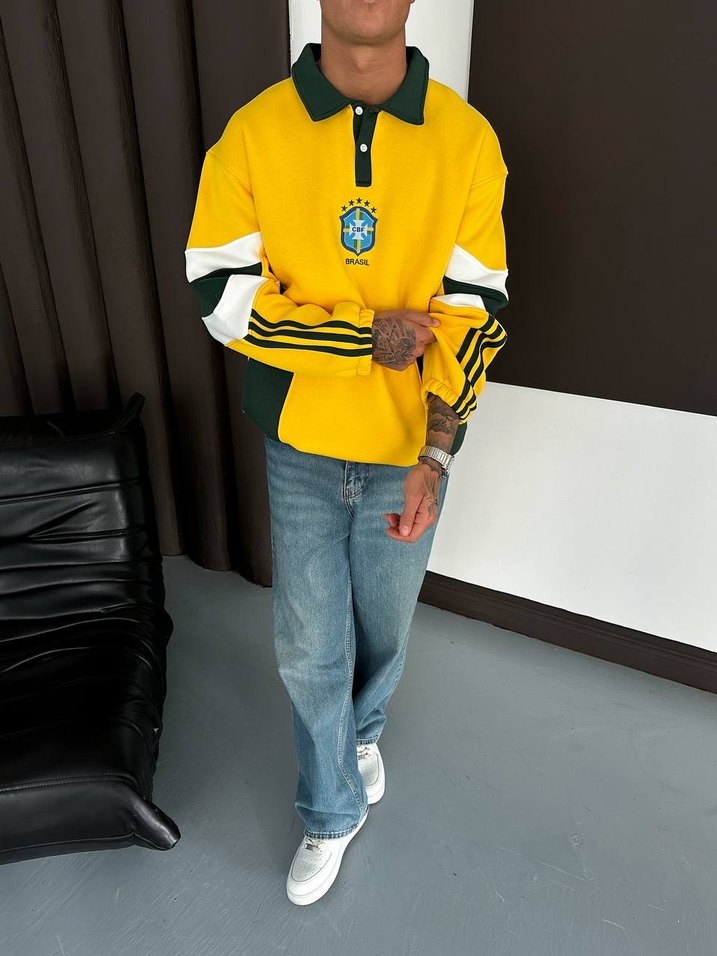 BREZİLYA VİNTAGE OVERSİZE SWEATSHİRT - Görsel 3