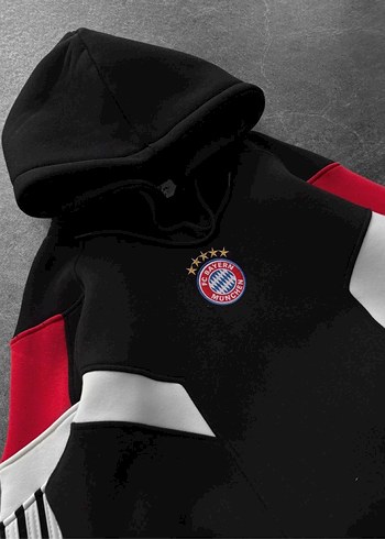 BAYERN MÜNİH VİNTAGE OVERSİZE HOODİE - Görsel 3