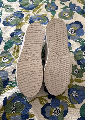 37 Beden Calvin Klein Ekru Kadın Spor Ayakkabı Sneaker