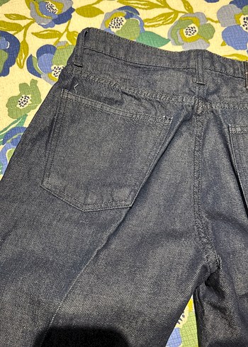 36 Beden Skinny fit pileli raw pantolon