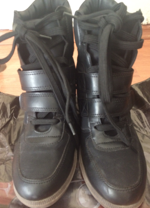 38 Beden siyah Renk sneakers