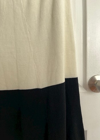 Siyah-beyaz triko etek!  - Görsel 2