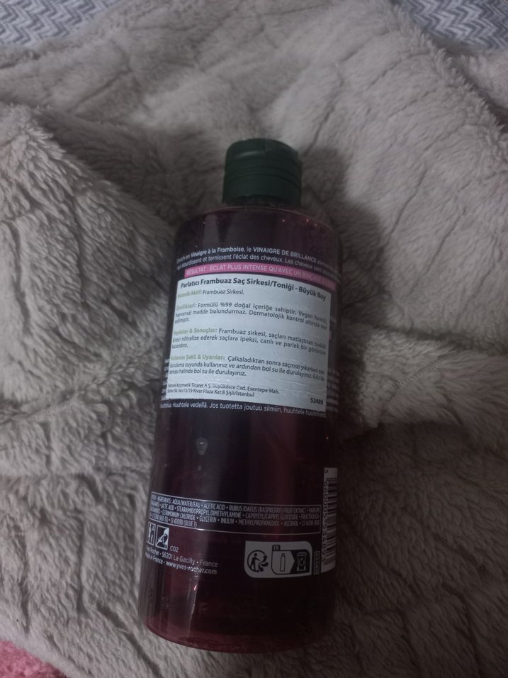 Yves Rocher Frambuazlı Saç Sirkesi 400 ml - Görsel 2