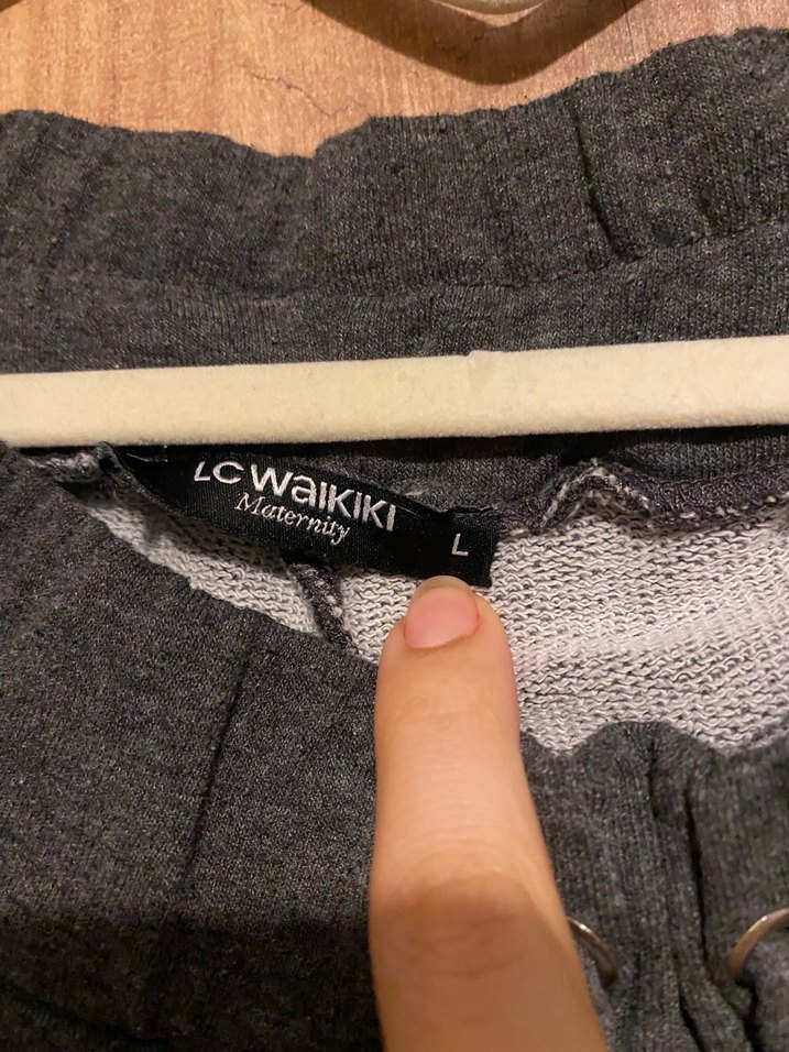 Gri hamile Eşofman Altı - Görsel 2