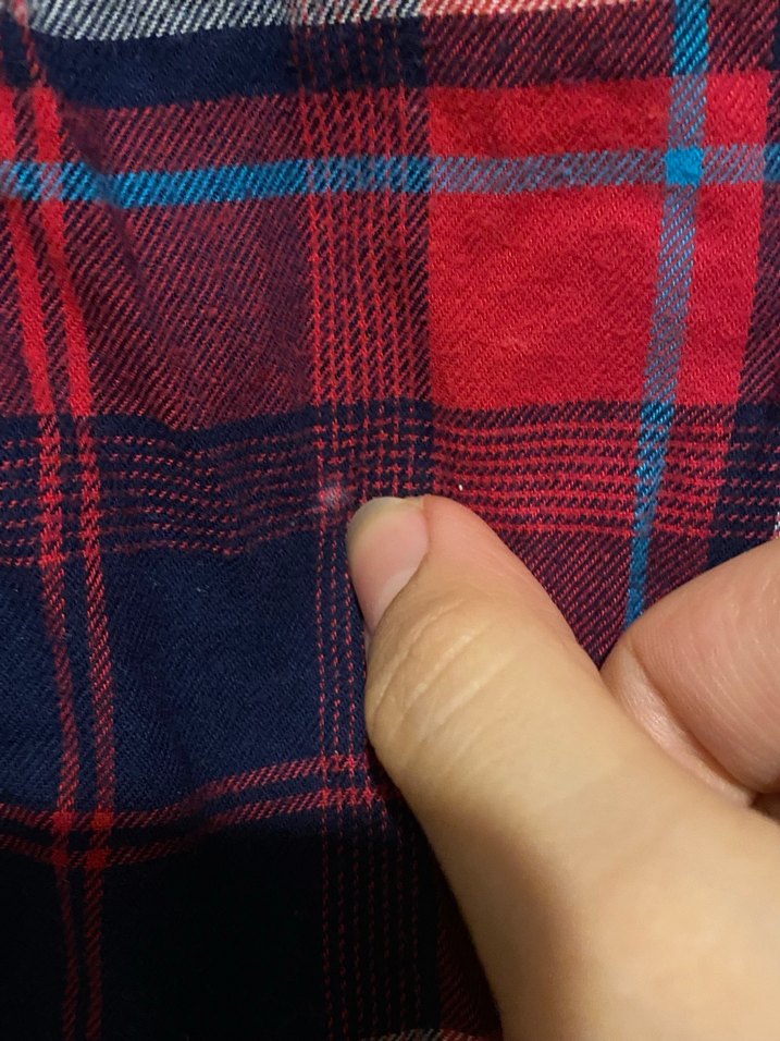 Kadın Kırmızı Uzun Kollu Ekose Gömlek tunik - Görsel 2