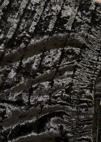 Kadife parlak kumaş şort tayt - Görsel 2