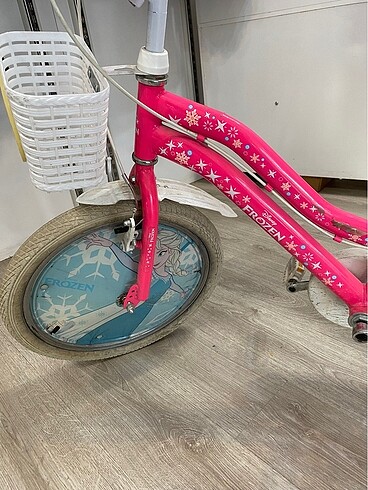  Beden pembe Renk Frozen Lisanslı Kız Bisikleti