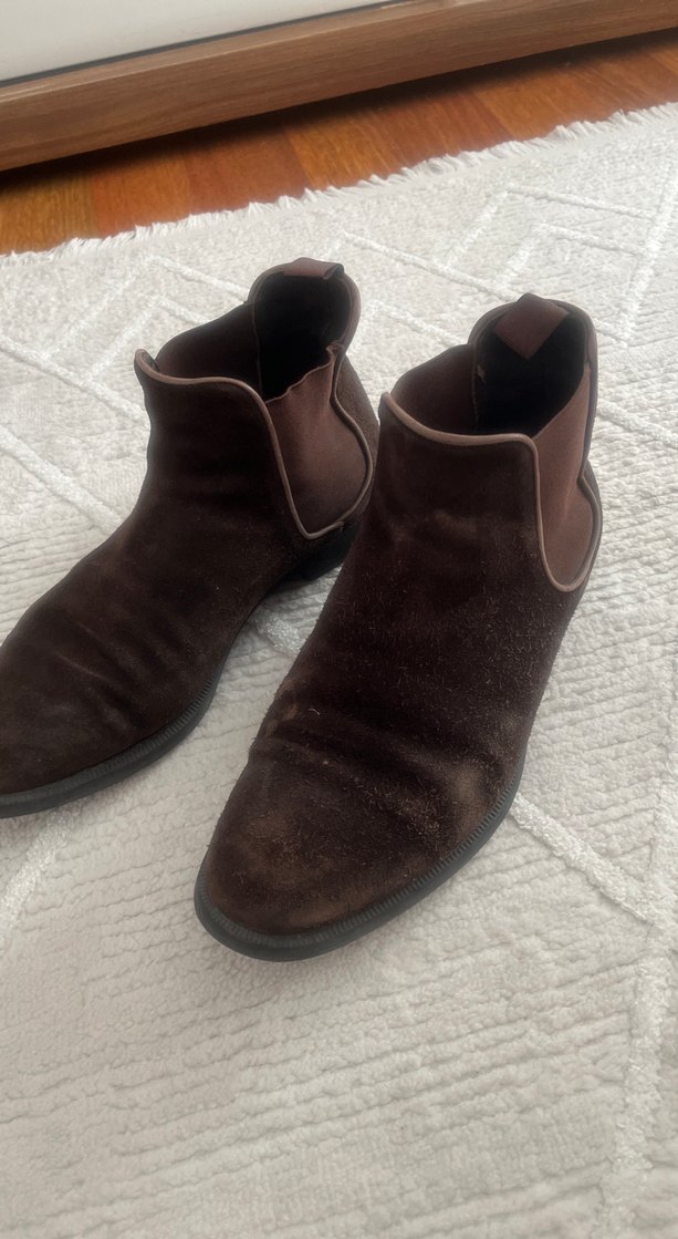 ELLE marka Kahverengi Minimalist Erkek Bot - Görsel 5