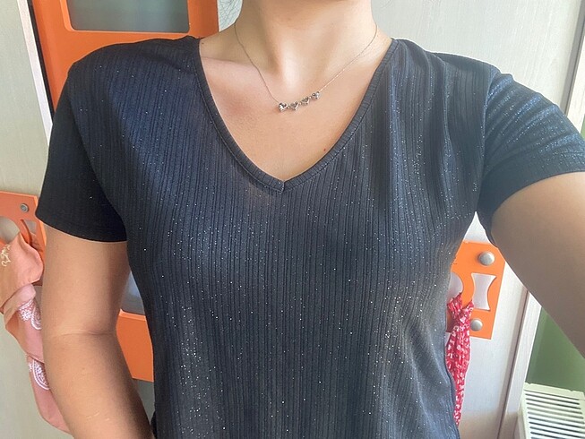 s Beden siyah Renk Addax ışıltılı bluz
